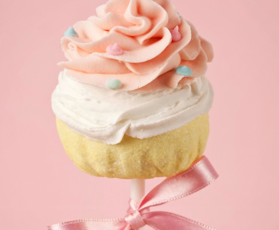 Pink Ice Cream Cupcakes